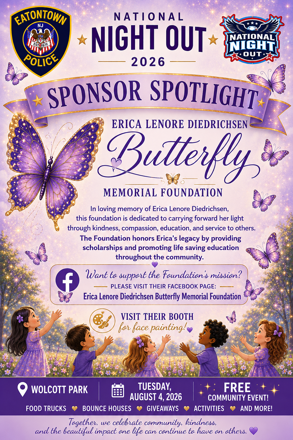 Erica Lenore Diedrichsen Butterfly Memorial Foundation